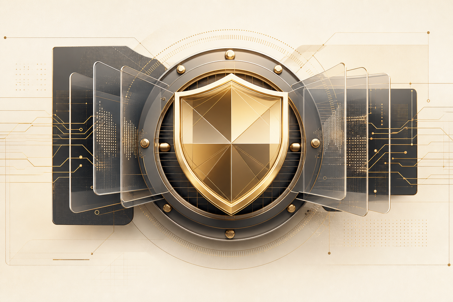 Abstract security and compliance visualization for protected wealth systems
